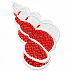 Seashell Embroidery Design 2 Seashell Embroidery Design 2